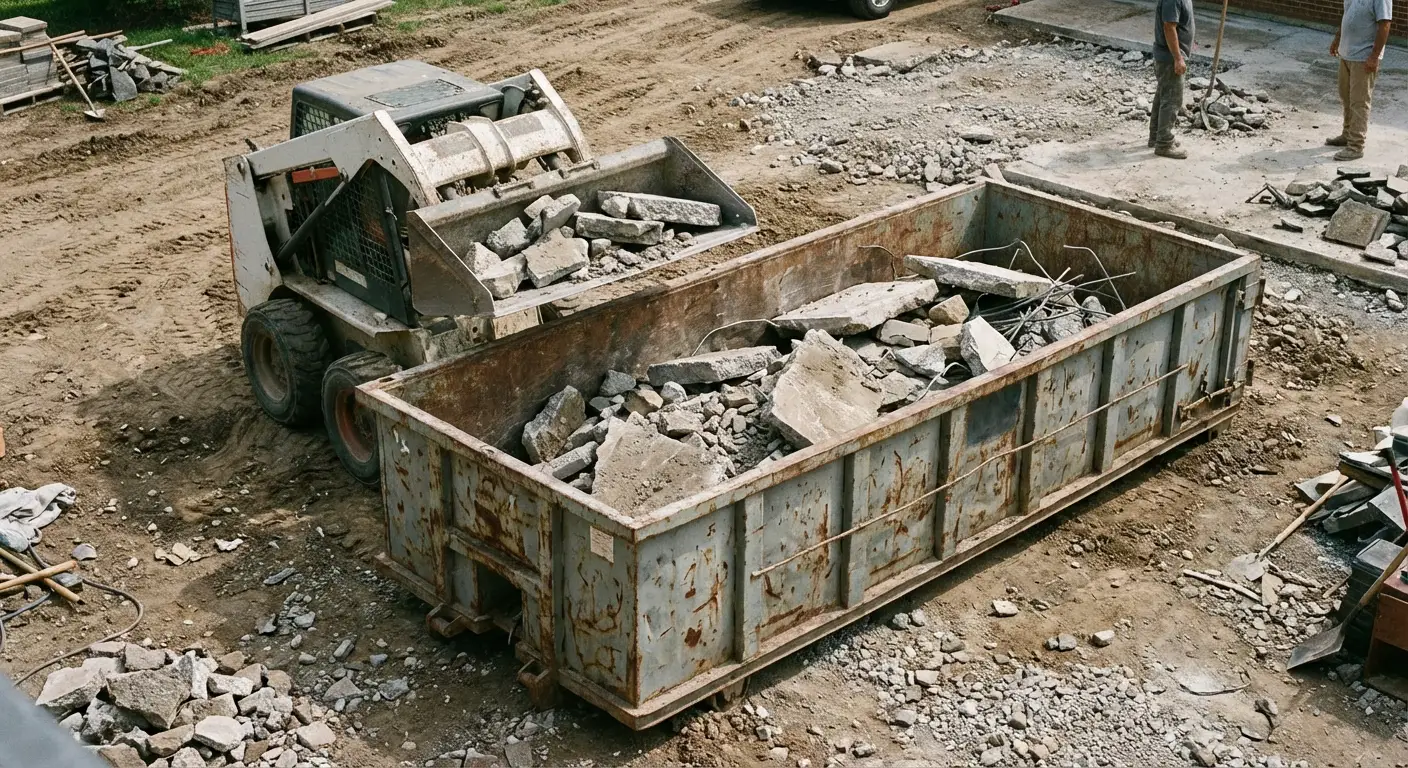 Heavy Concrete Patio Removal in Brentwood, CA
