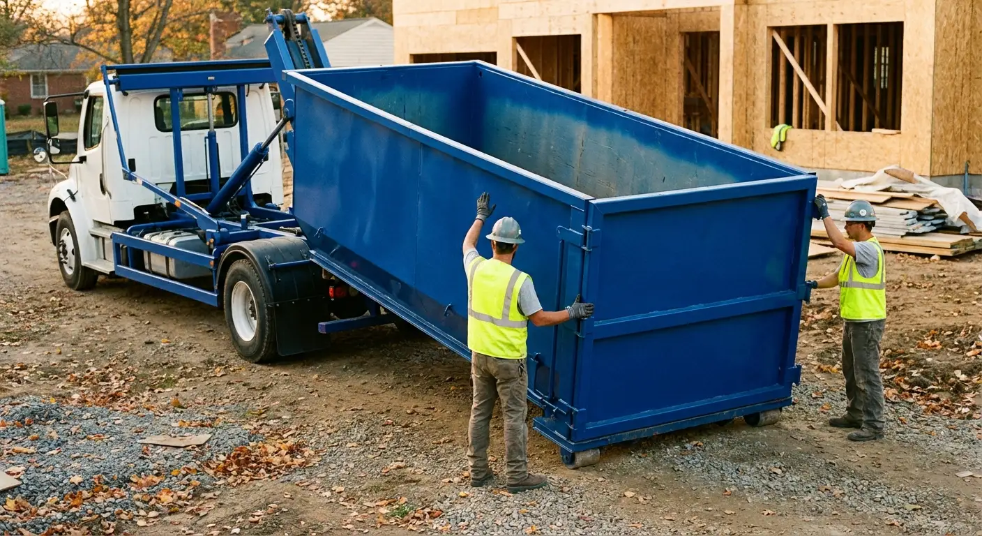 Construction dumpster delivery and waste management in Brentwood, CA